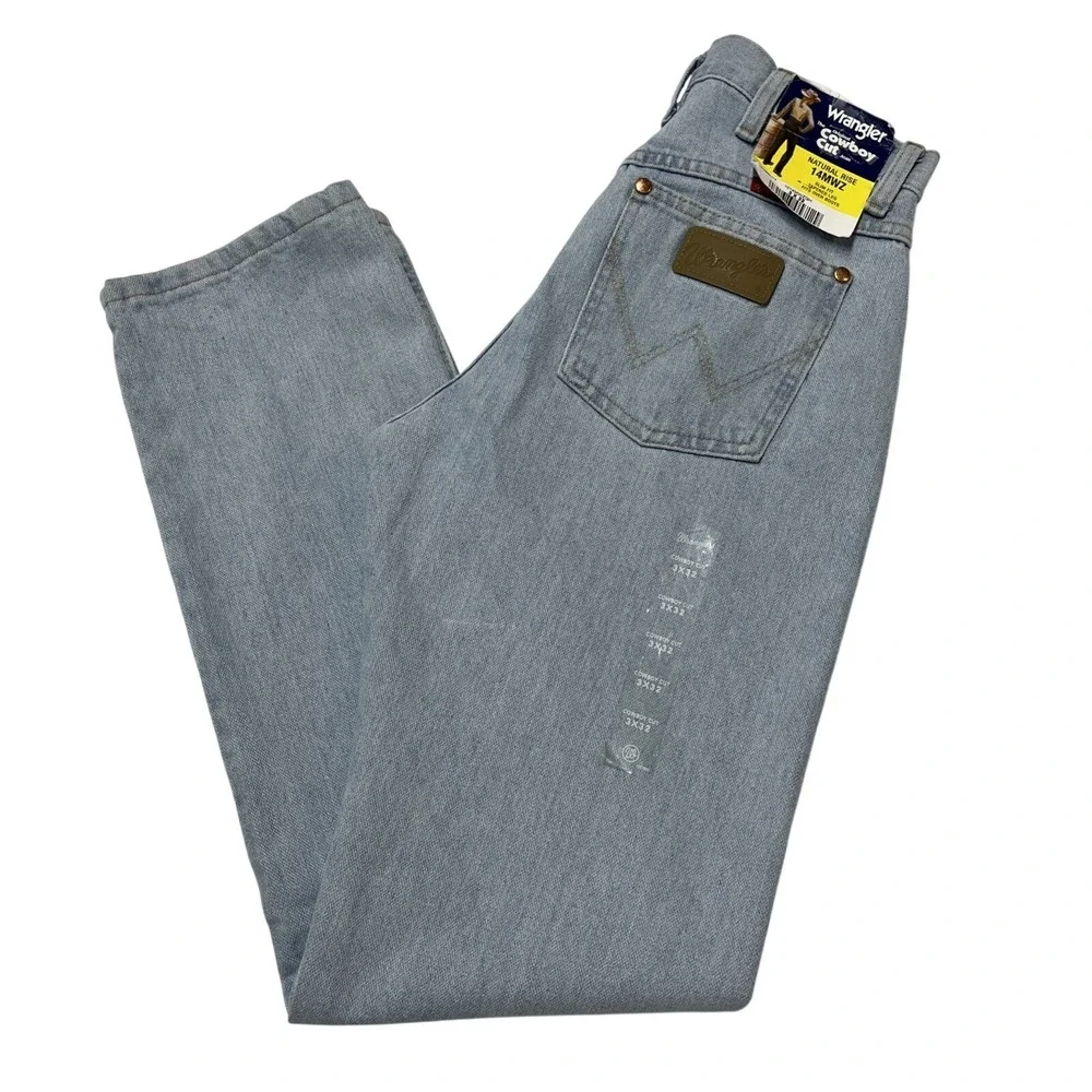Wrangler Original Cowboy Cut Jeans Denim Natural Rise Slim Fit 3x32 Cowgirl